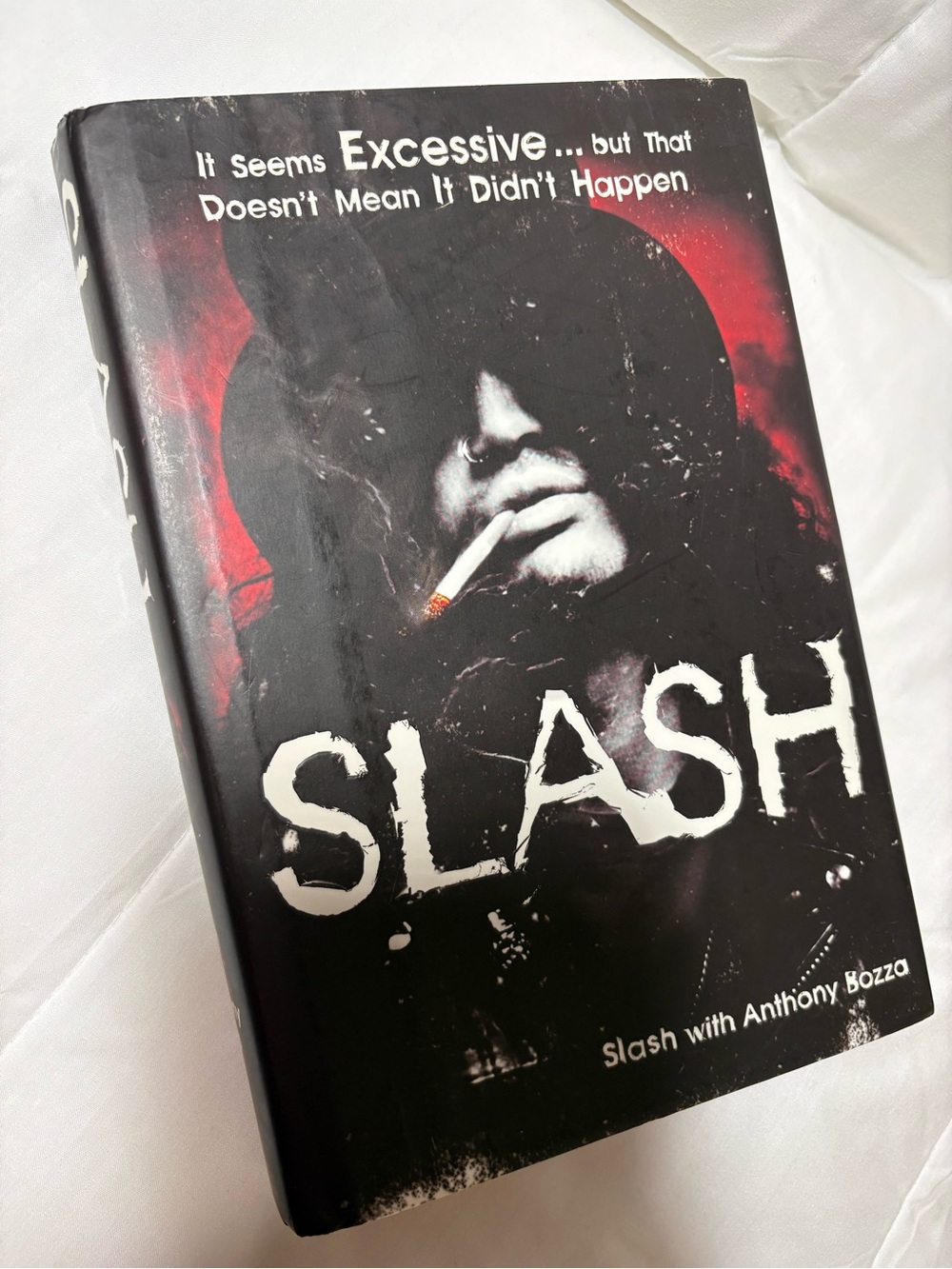 Slash Hardcover Book - Black and Red